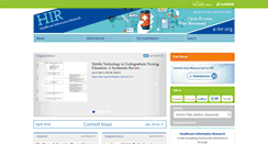 Desktop Screenshot of e-hir.org